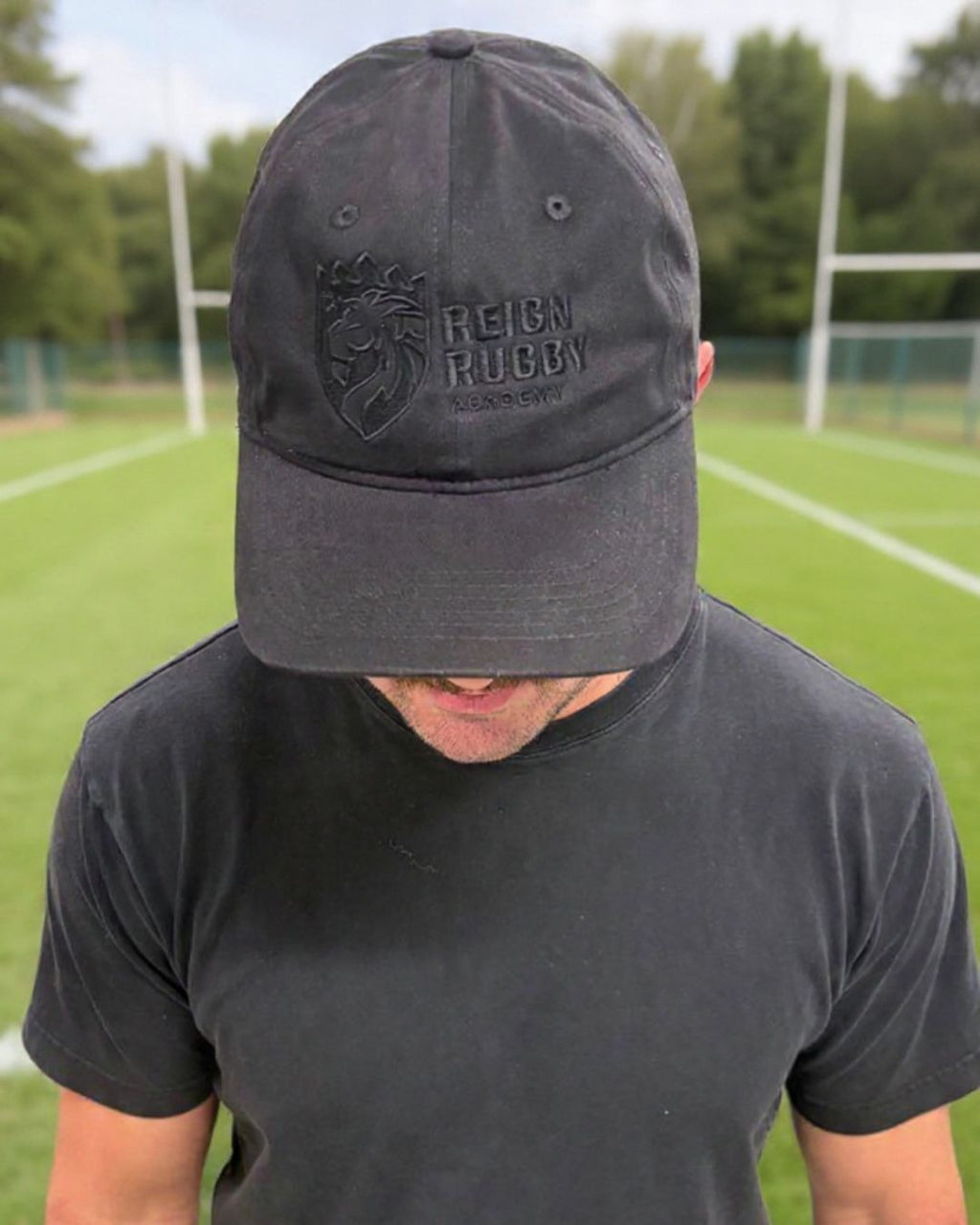 Black on Black Reign Rugby Hat